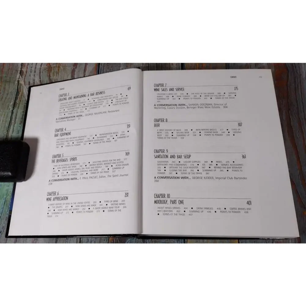 The Bar & Beverage Book, Fourth Edition by Costas Katsigris‎ & Chris Thomas